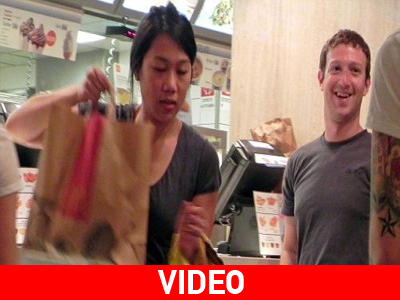 Προτίμησε να φάει χάμπουργκερ στα σκαλοπάτια